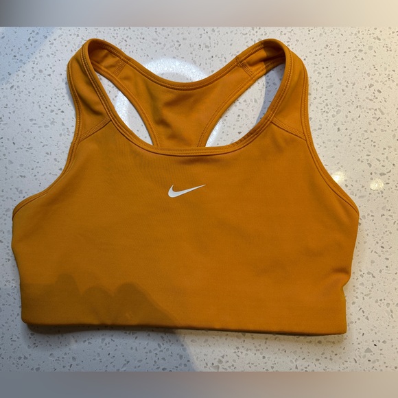 Nike Other - NWOT S Nike Orange/Mustard Sports Bra with Pocket for Optional Padding